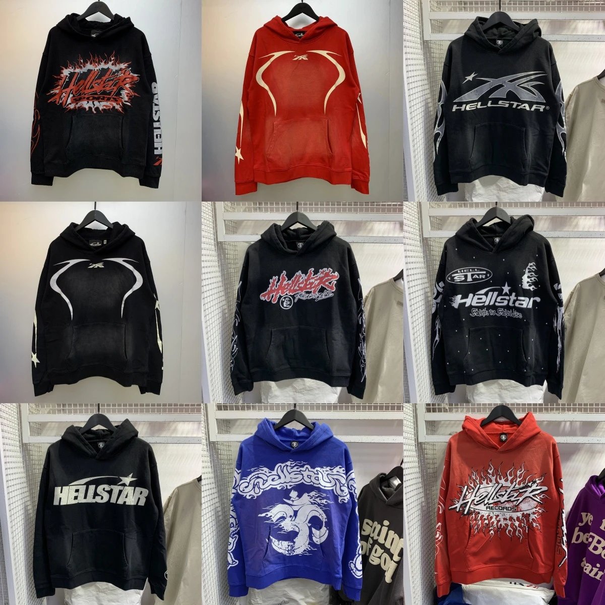 Tong hoodies for men and women, washed and aged sweatshirts for couples  